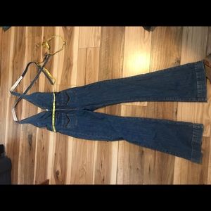 Revice Denim HALTER jumpsuit